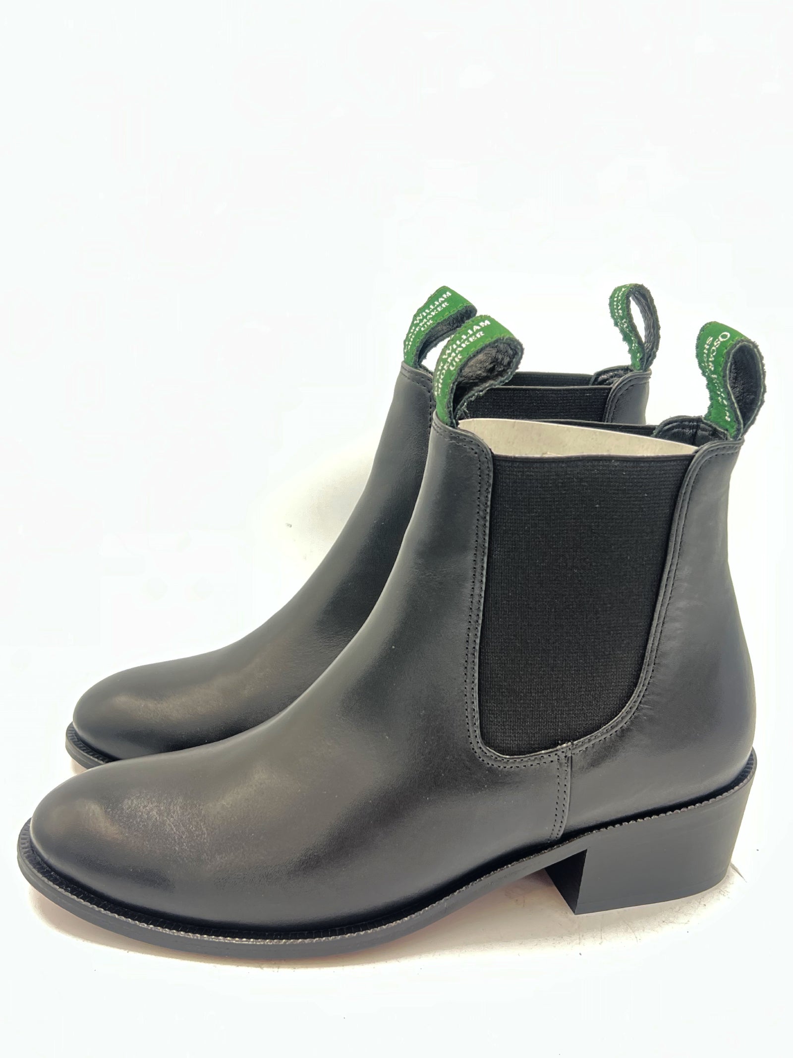 Oscar William Women’s Chelsea Boots – Black Leather | Leather Sole