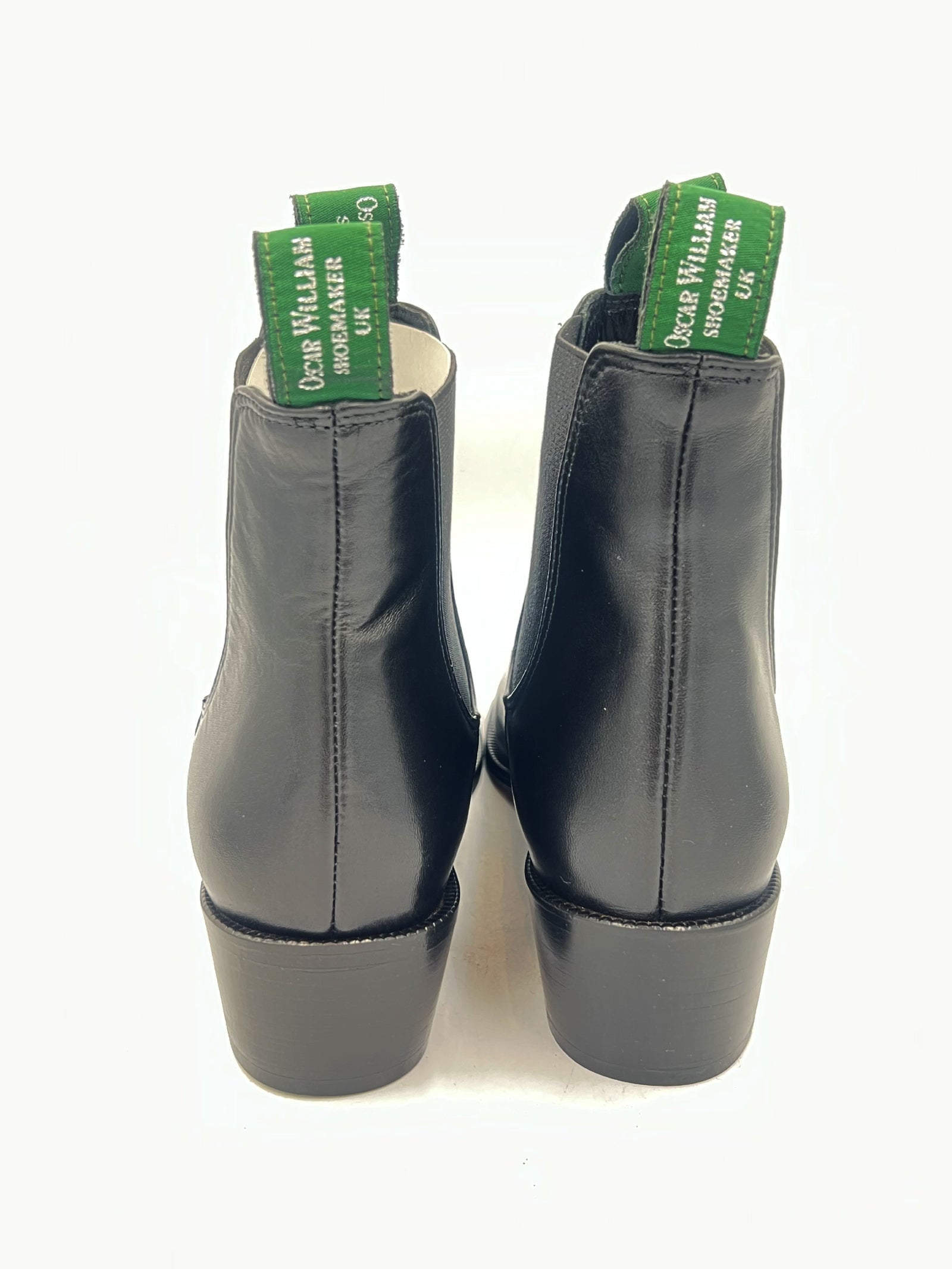 Oscar William Women’s Chelsea Boots – Black Leather | Leather Sole