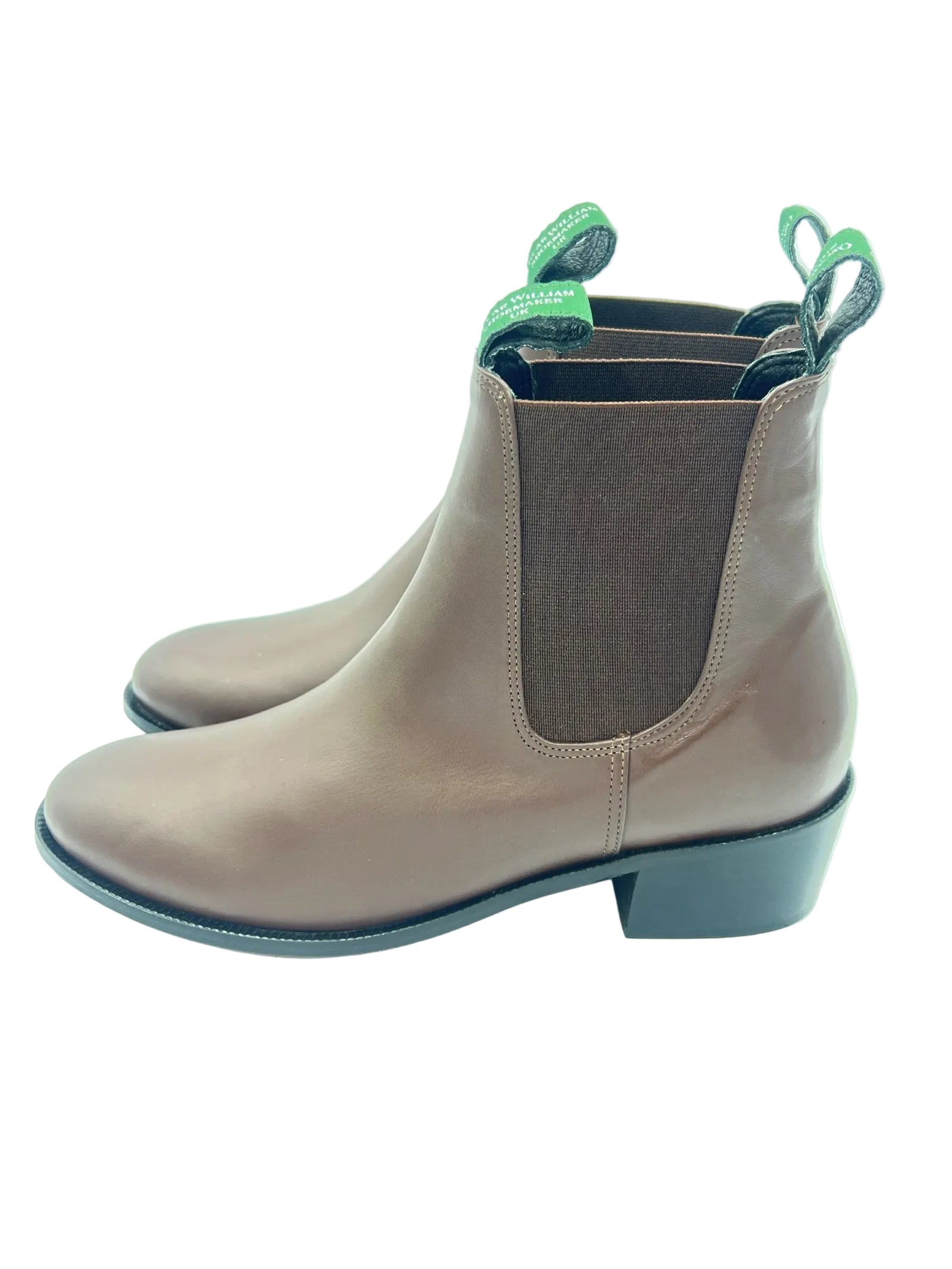 Women's Brown Leather Chelsea Boots | Leather Sole