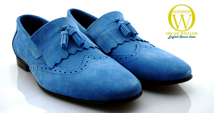 Loafers-Classic Handmade Kiltie Loafers (Mr Charles ) | Oscar William ...