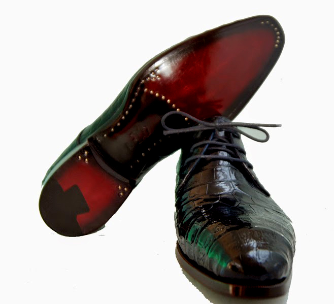 Handmade Shoes (Pierre) Original Alligator Skin Manufacturer