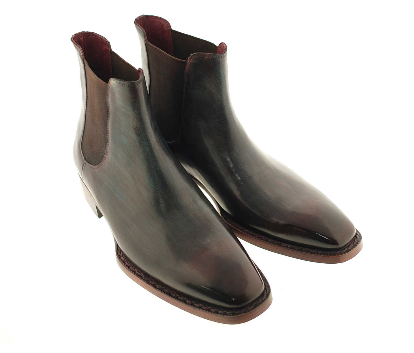 Classic Chelsea Handmade Boots (Aaron) Goodyear Welted Double Sole Chelsea